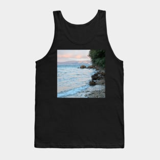 Shell-Pink Sea Tank Top